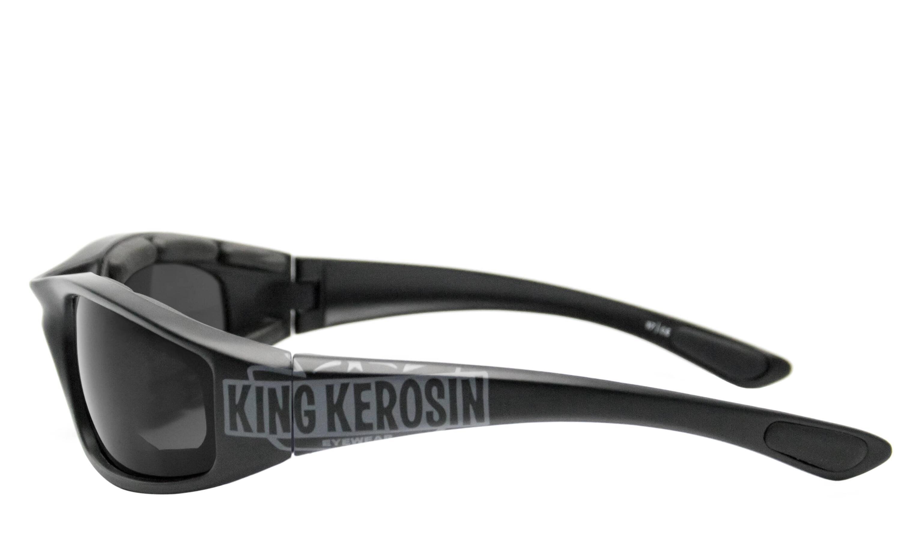 Sportbrille | KK140 gepolstert | smoke | Steinschlagbeständig 2/6
