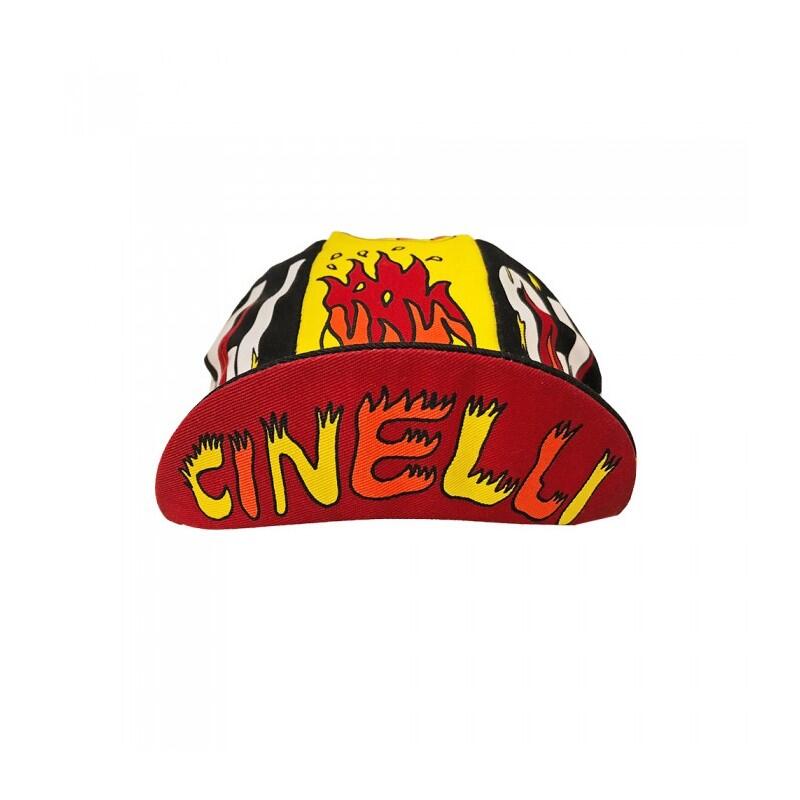 Gorra de Ciclismo Cinelli ANA BENAROYA FIRE