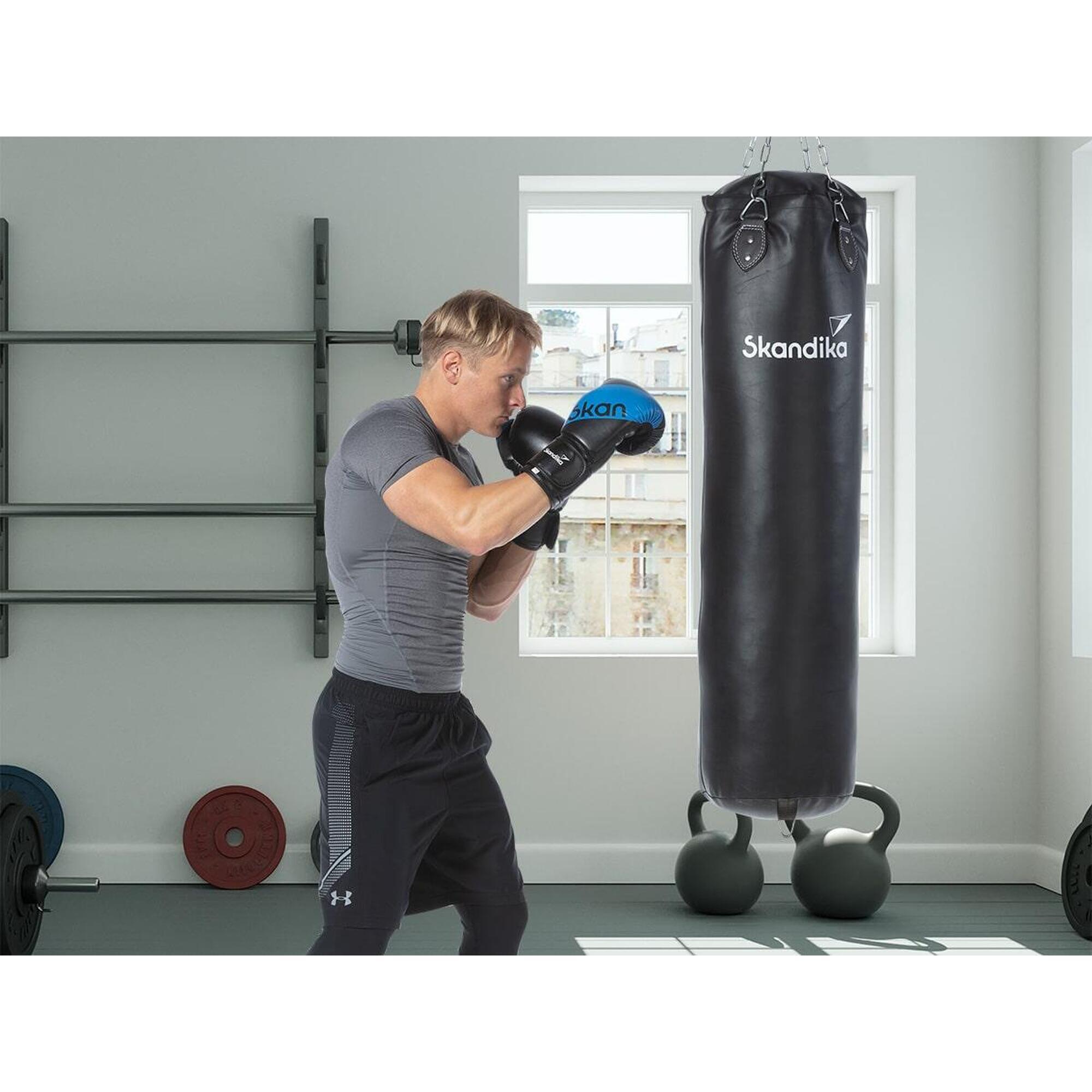 Sac de boxe Skandika Sac de frappe rempli pour adultes 90 cm 25 kg