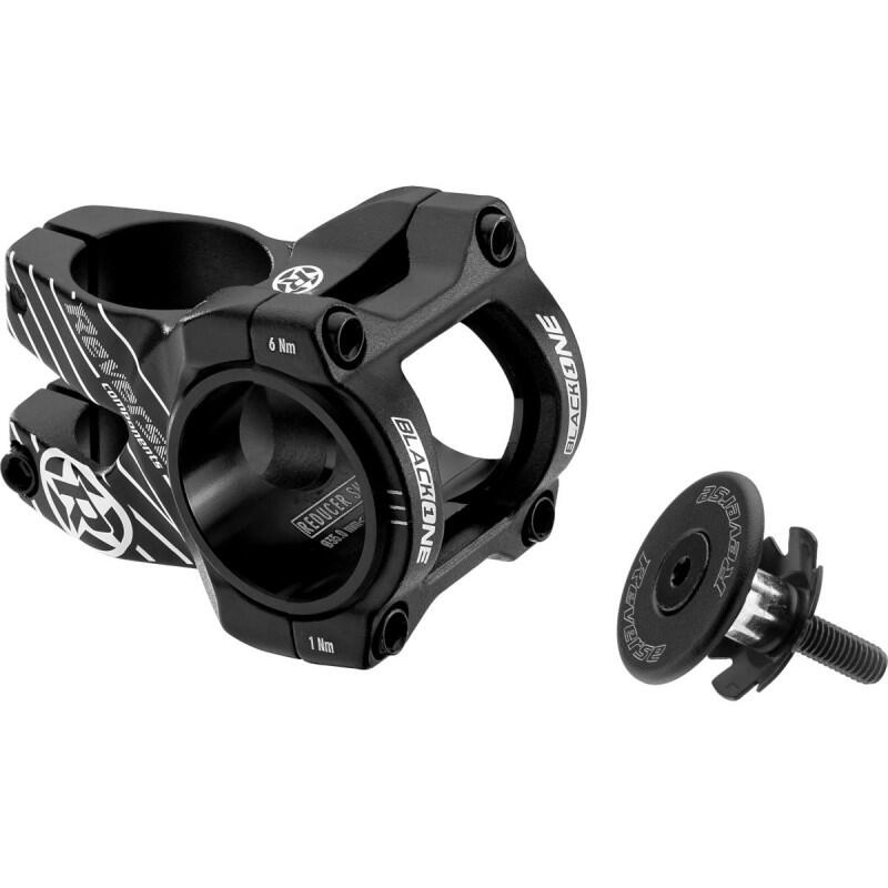 Reverse Black One D-2 31,8 / 35 mm 8 ° Attacco manubrio nero / bianco 2/2