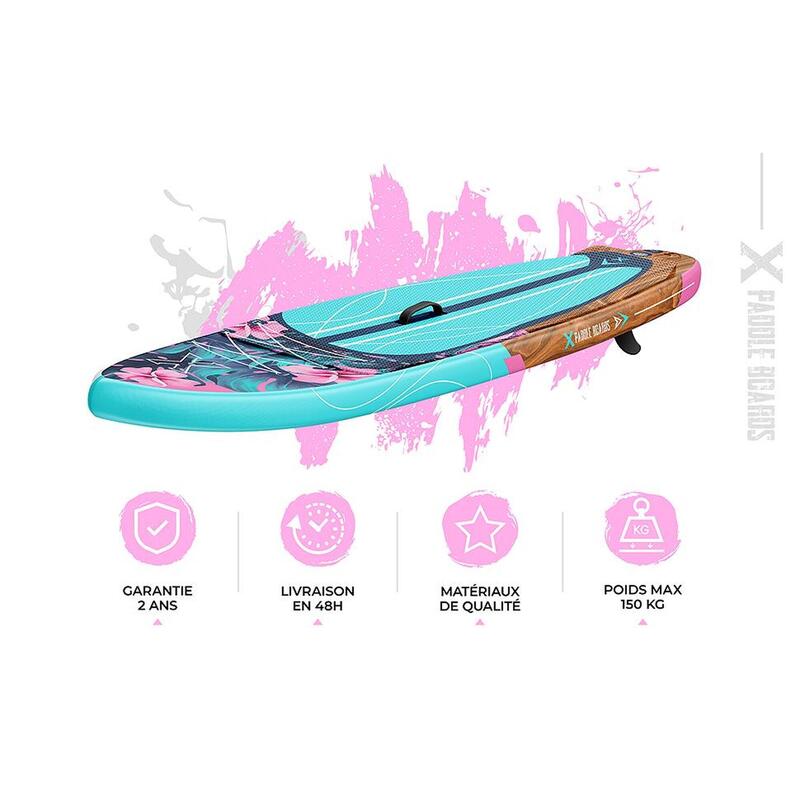 Stand up paddle Gonflable ALOHA 10'2 pack complet