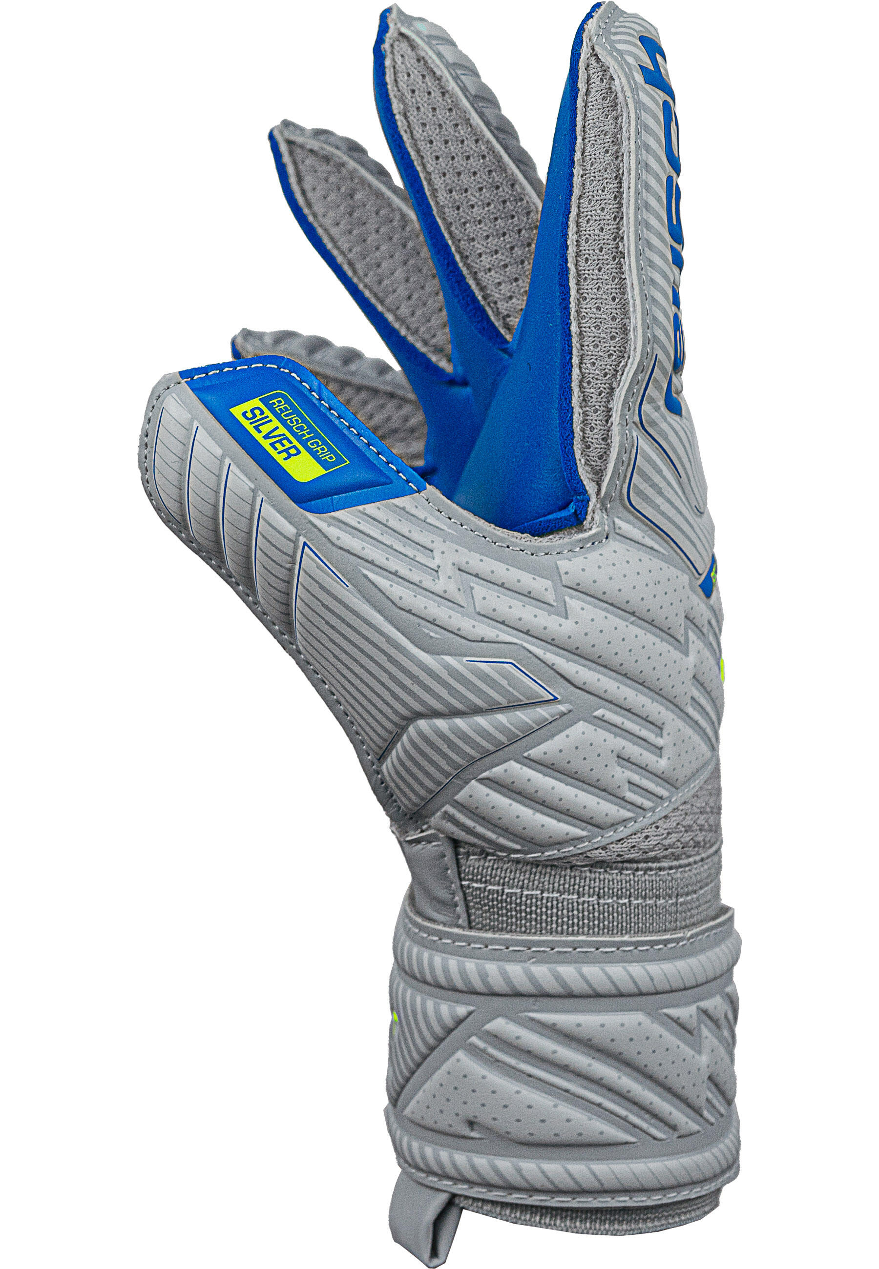 Guanti da portiere per bambini Reusch Attrakt Silver 3/5