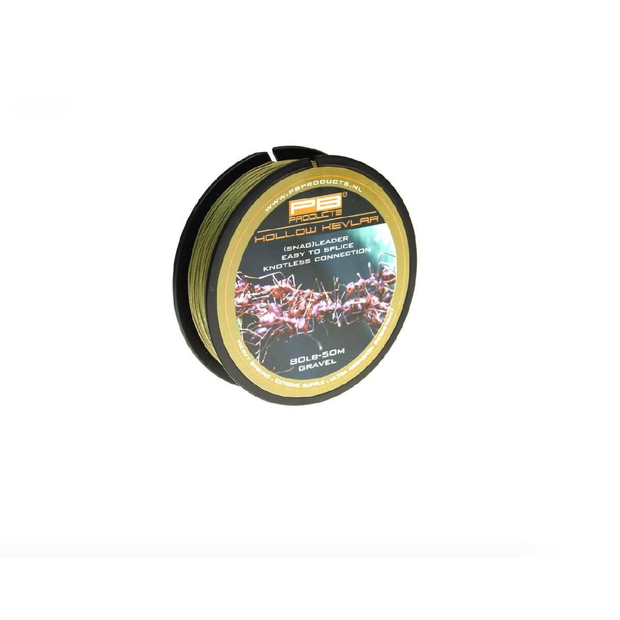 PB PB Hollow Kevlar 80Lb Gravel 50M - PB Lijn