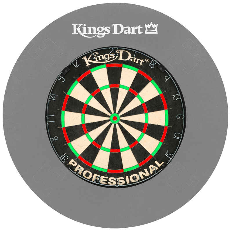 Kings Dart Dart-Set Profi, Professional (Zahlenring Metall), Grau Media 1