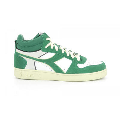 Diadora Magic Basket Demi Cut Suede Leather 501.178563 01 C1912 Amazon/White