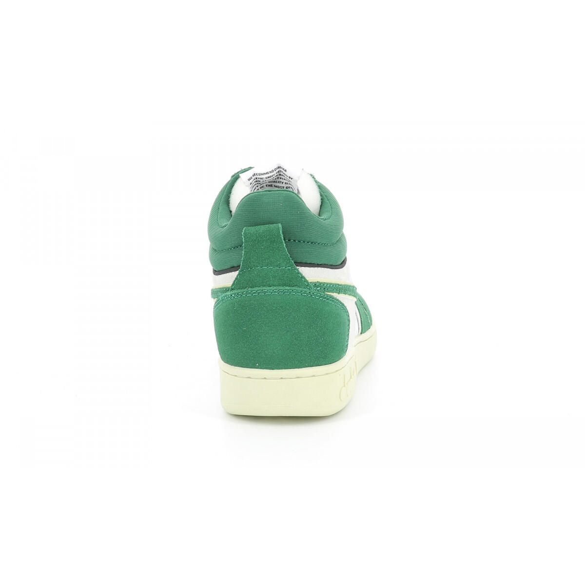 Diadora Magic Basket Demi Cut Suede Leather 501.178563 01 C1912 Amazon/White 3/5
