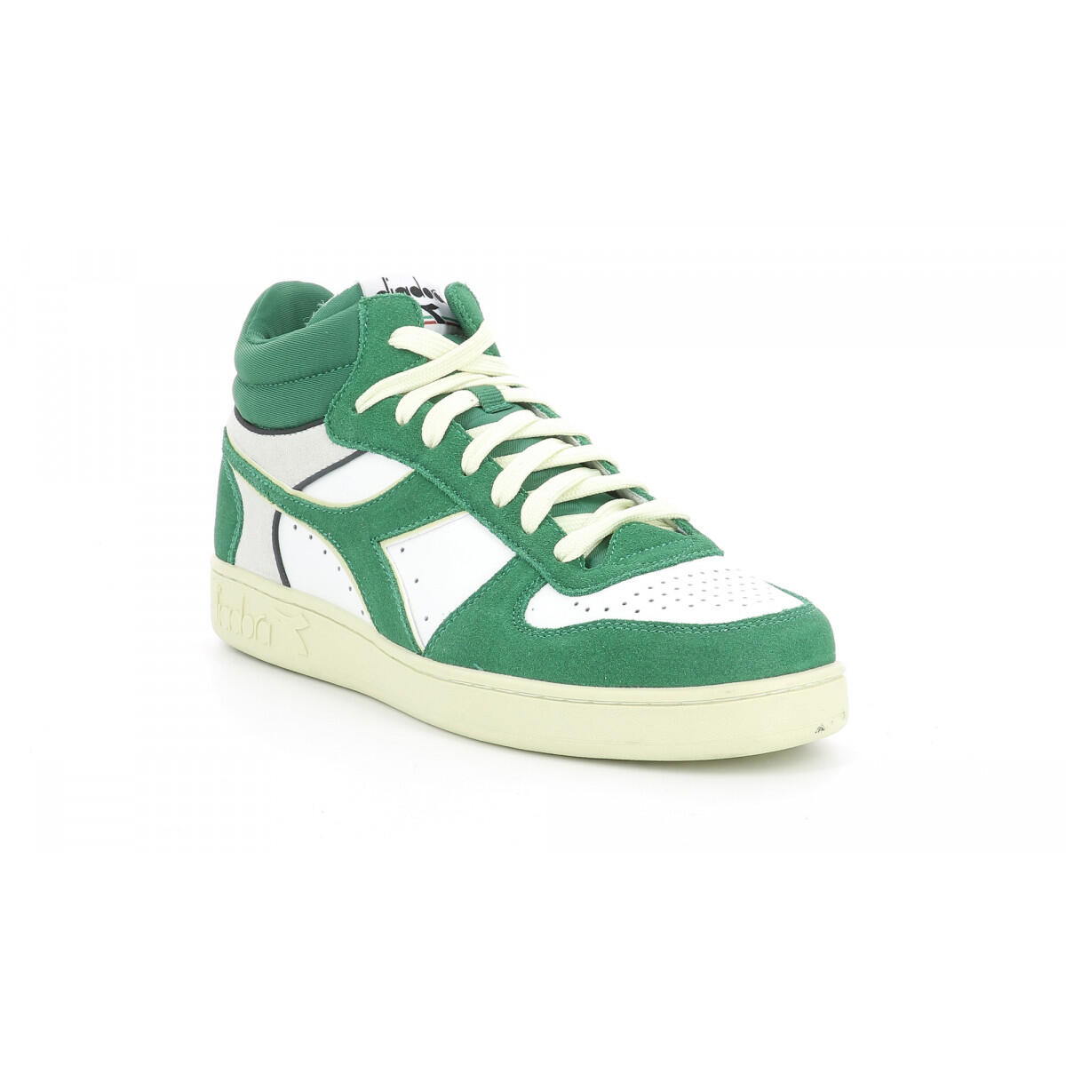 Diadora Magic Basket Demi Cut Suede Leather 501.178563 01 C1912 Amazon/White 2/5