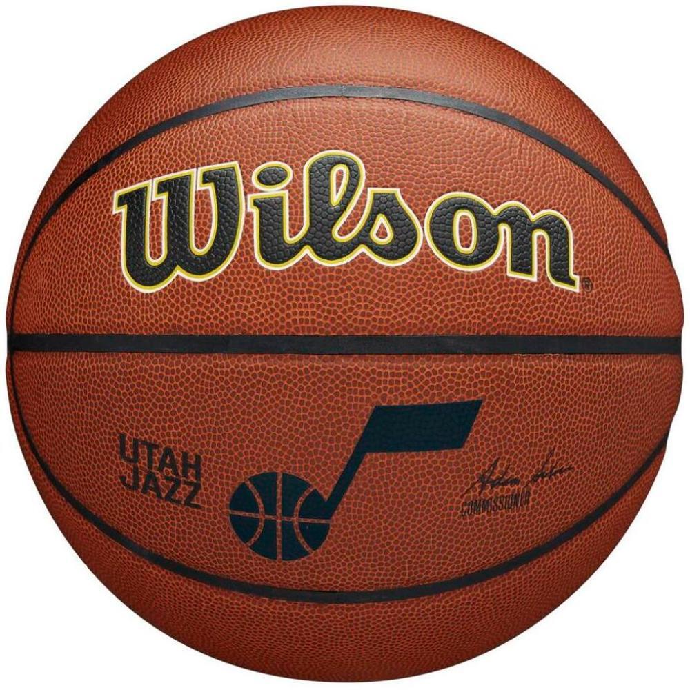Wilson - Ballon De Basketball Wilson Nba Team Alliance – Utah Jazz - Ballon De Basket - Marron - 7 - Decathlon