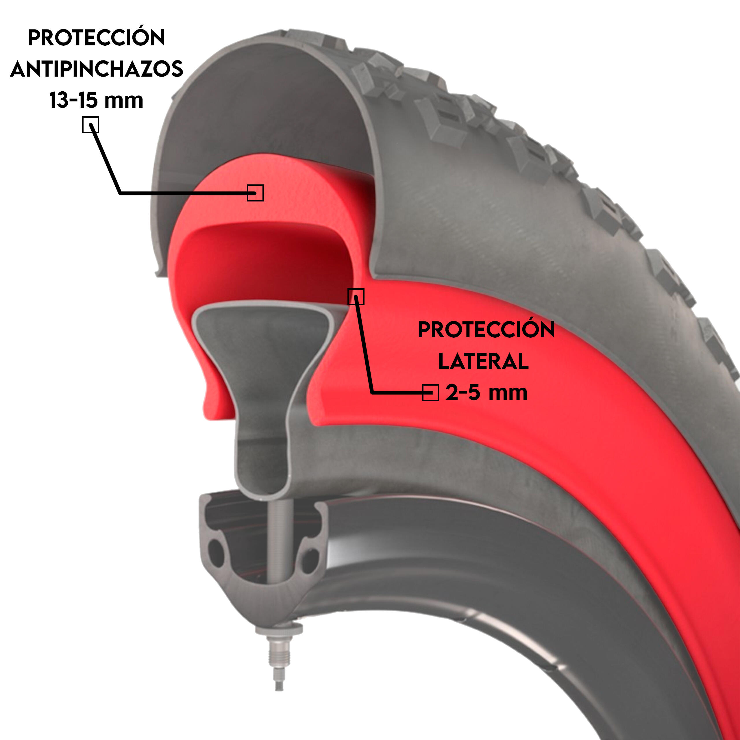 Tannus Armour MTB Bike Tyre Insert  - 26" x 2.0/2.5 3/5