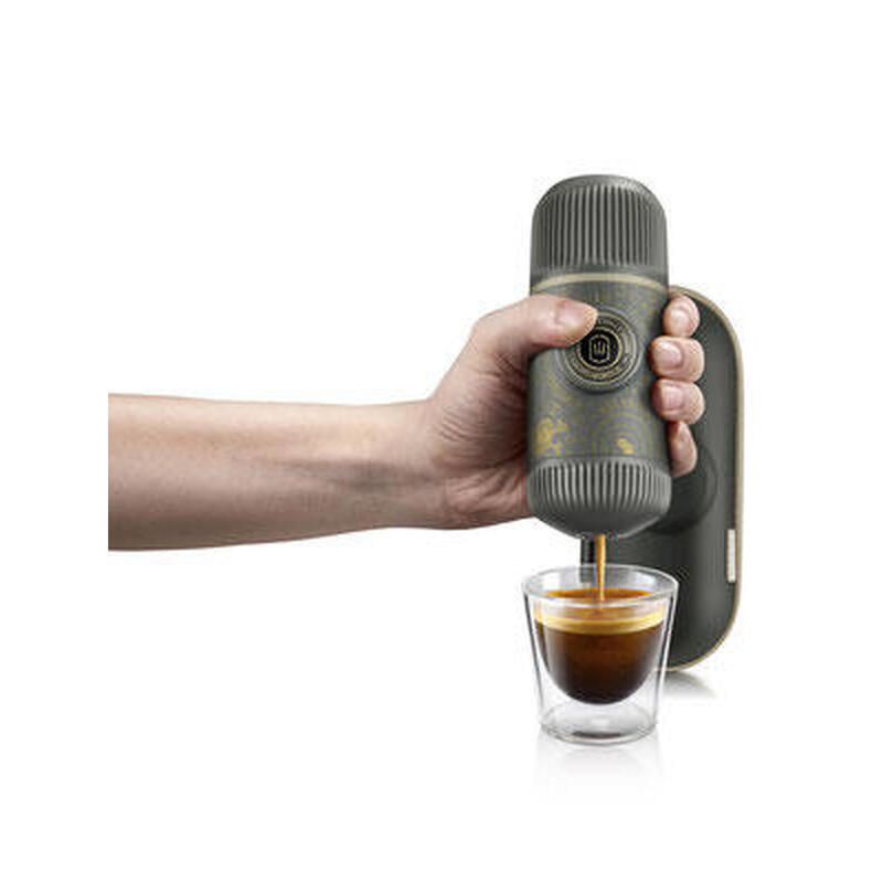 Wacaco Nanopresso-portable espresso machine-incl.beschermhoes-Dark Soul Grijs