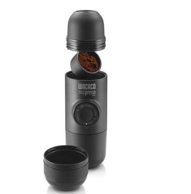 Wacaco minipresso gr - portable espresso machine - gemalen koffie