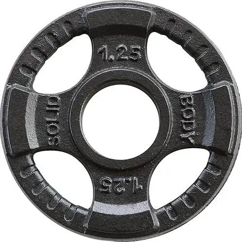 Olympic cast-iron plate OPTK1.25 for fitness and strength training