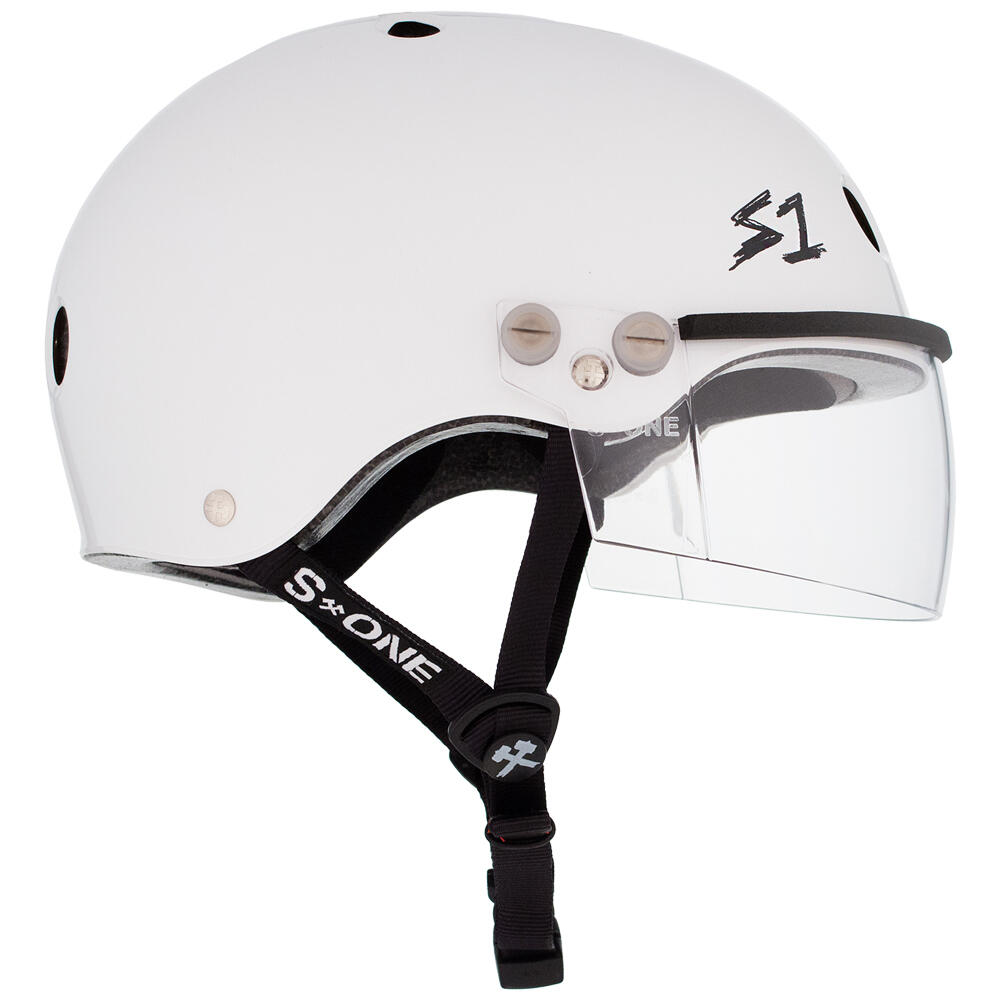 S1 LIFER VISOR Helmet – Multi & High Impact Certified – White Gloss 3/6