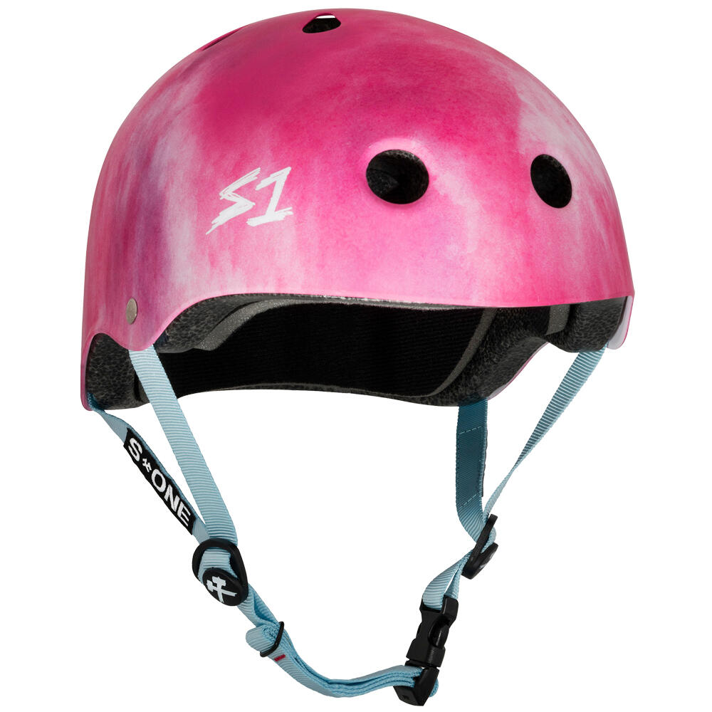 S1 LIFER HELMET - MULTI-IMPACT & HIGH-IMPACT CERTIFIED - MATT PURPLE WATERCOLOUR 1/5