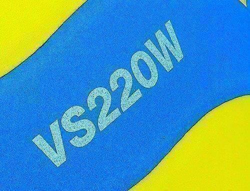 Piłka siatkowa Mikasa żółto-niebieska VS220W-Y-BL 3/4