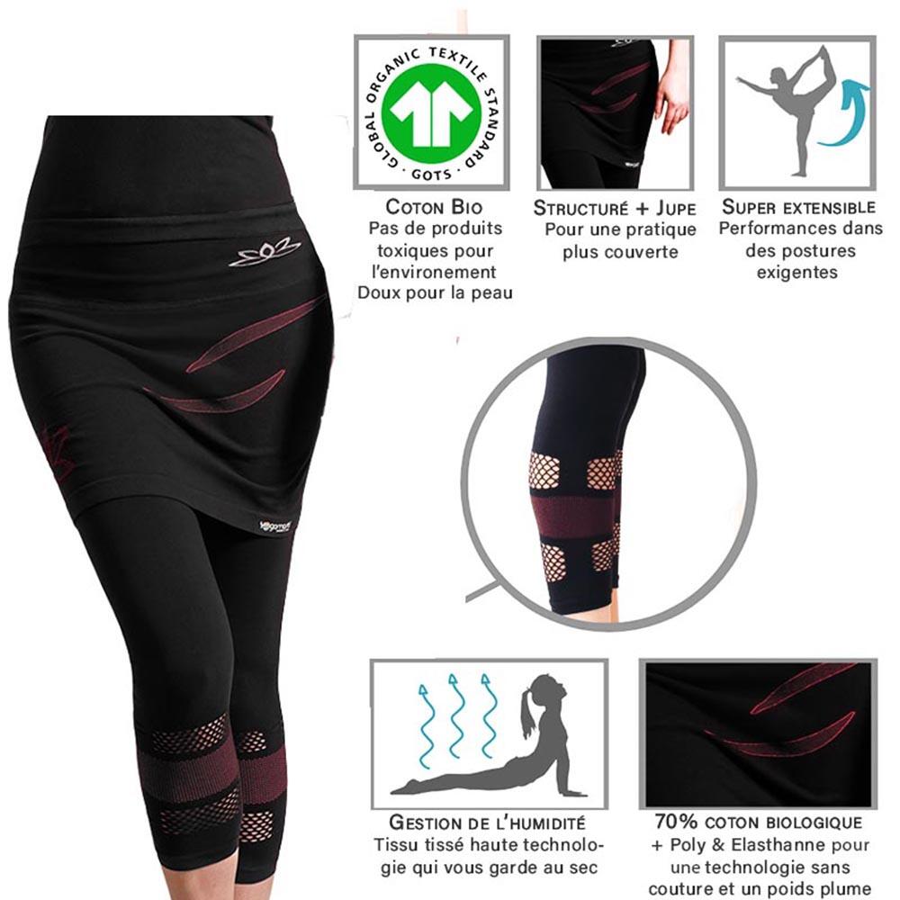 Jupe De Yoga Yogipace Taille L - Noire, Stretch, Parfait état (Golf/Tennis)
