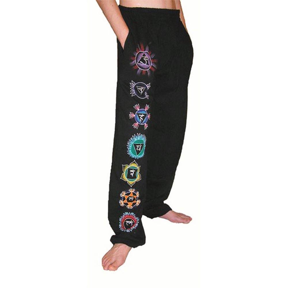 Pantalon yoga homme confort yogi 7 chakras, Vêtement yoga homme ample ultra doux 4/6