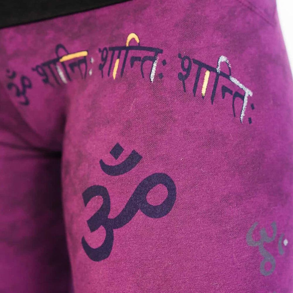 Legging yoga et Pilates Taille haute - Om Tryambakam mantra 4/5