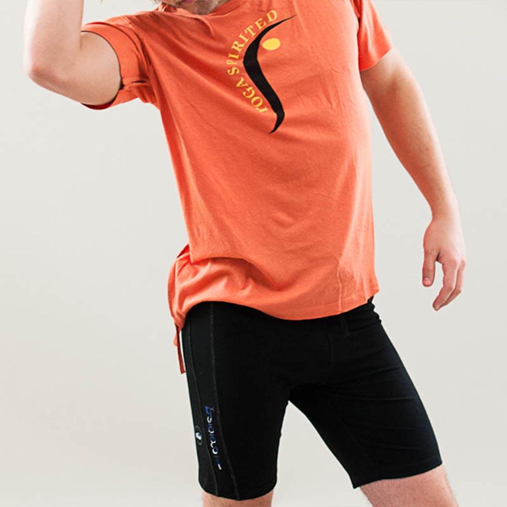 Short de Yoga et Pilates pour Homme 95% coton premium- Yogi Noir 2/5