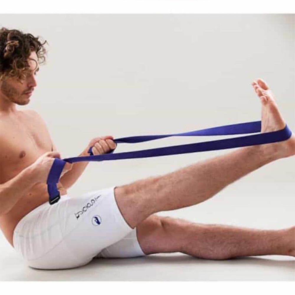 Short de Yoga et Pilates pour Homme 95% coton premium- Yogi Blanc 2/4