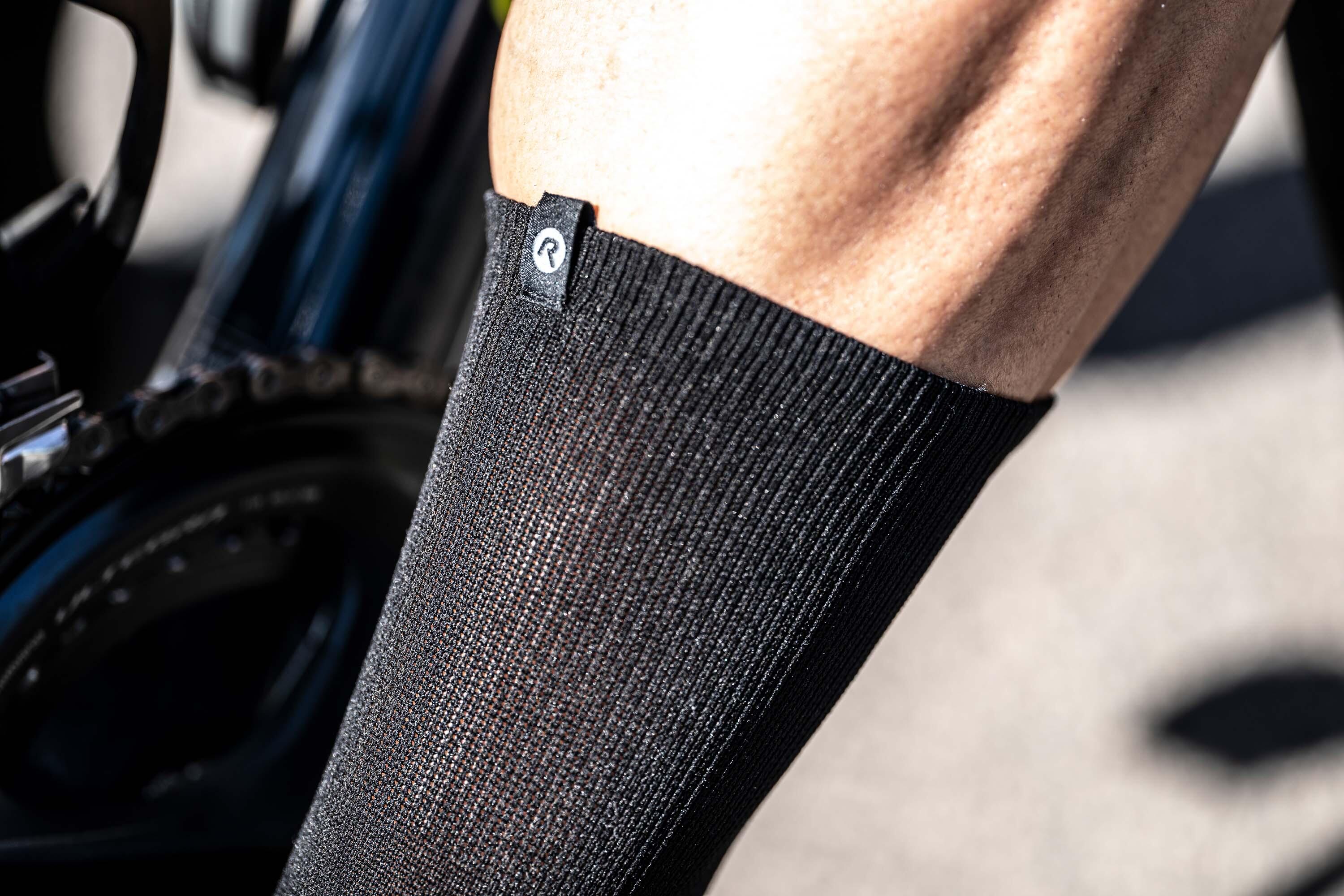 Chaussettes de cyclisme Hommes et Femmes 2-pack - Coolmax - Noir - Essential 4/5