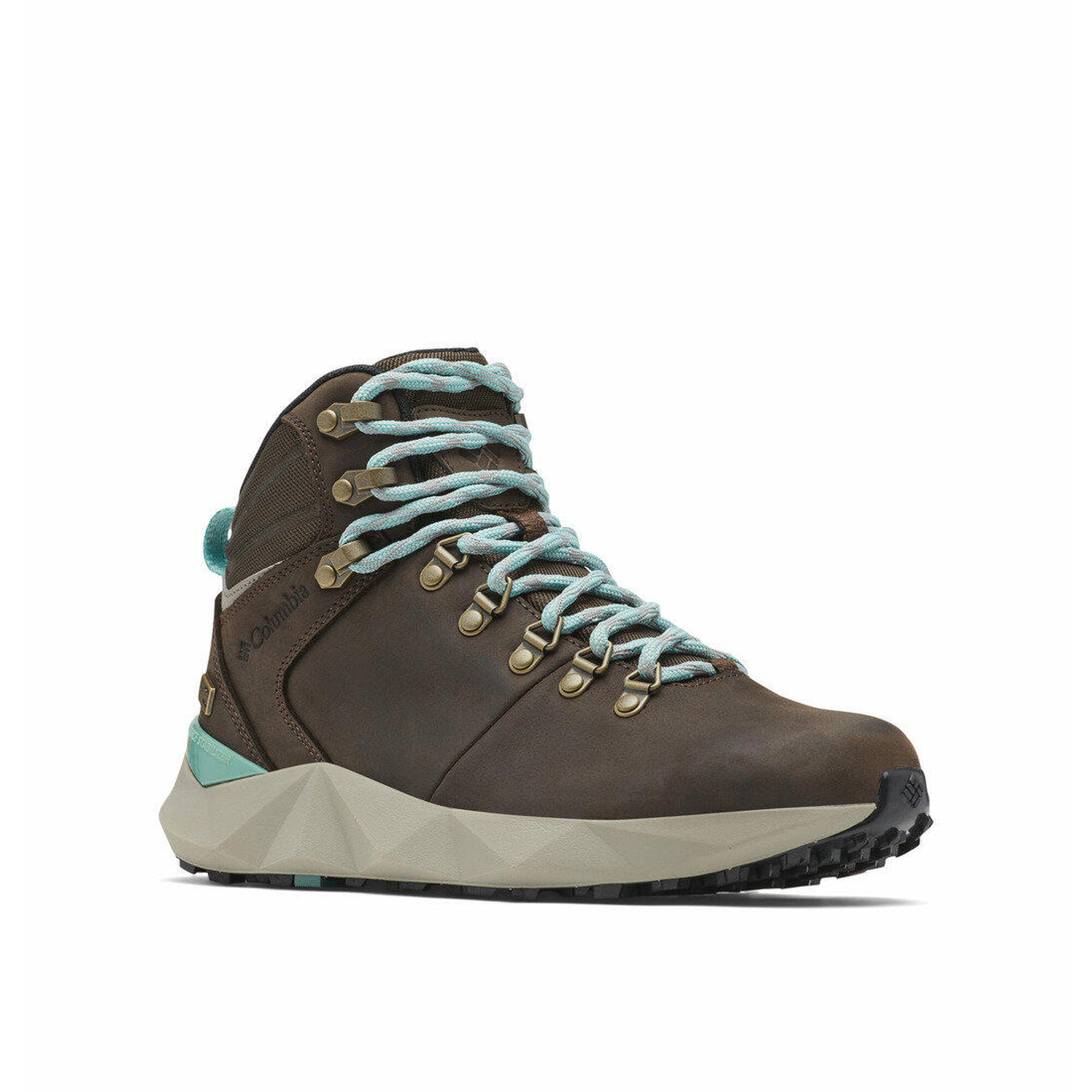 Columbia - Chaussures De Randonnée Imperméables Pour Femmes Facet Sierra Outdry - Chaussures De Sport - Bleu|marron - 38 - Decathlon