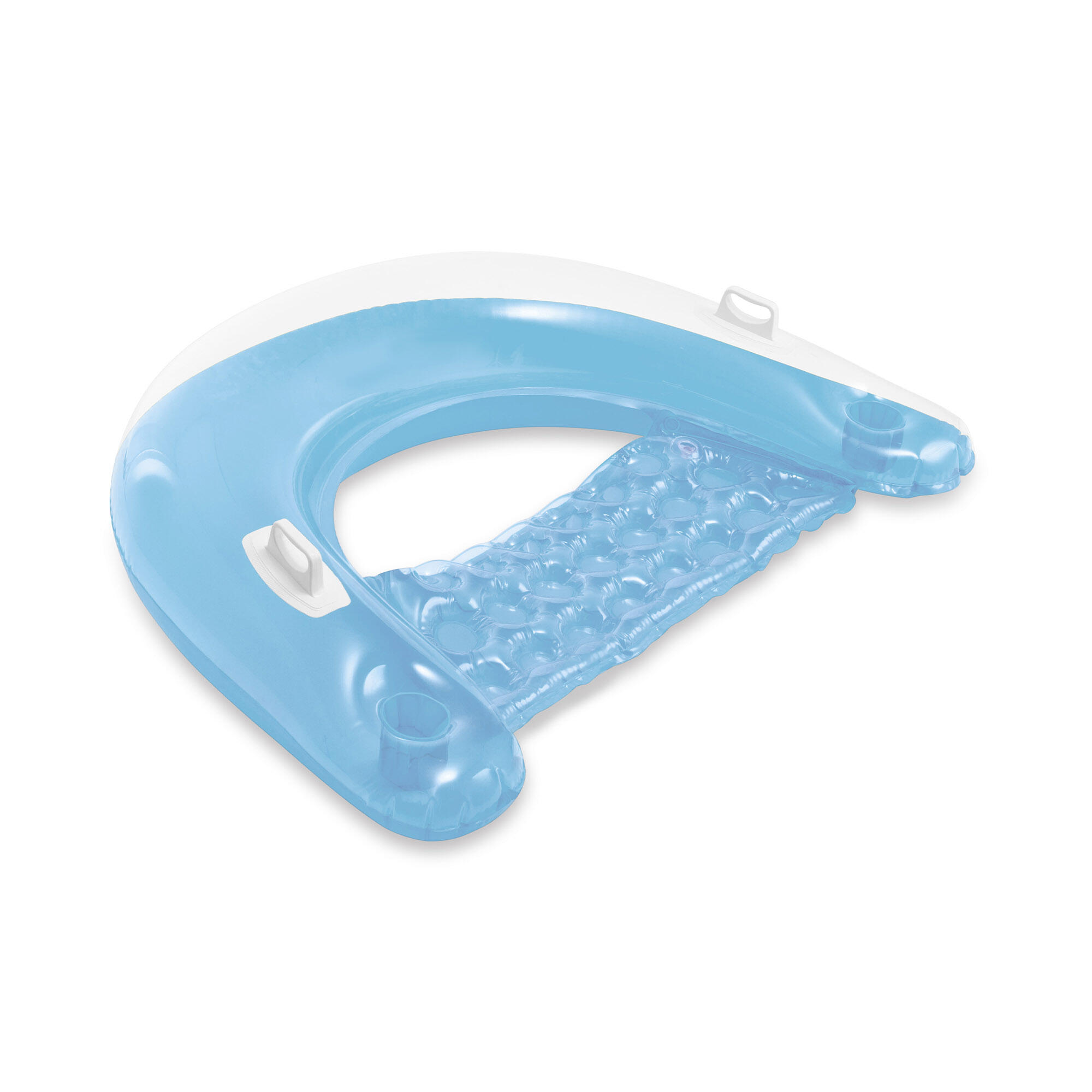 Cadeira flutuante insuflável Intex, laranja. 3/7