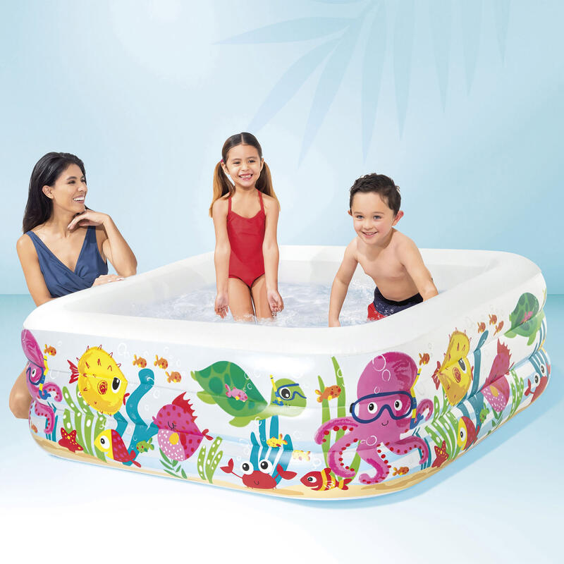 Intex 57471NP - Piscina Acquario, Colori Assortiti, 159x159x50 cm