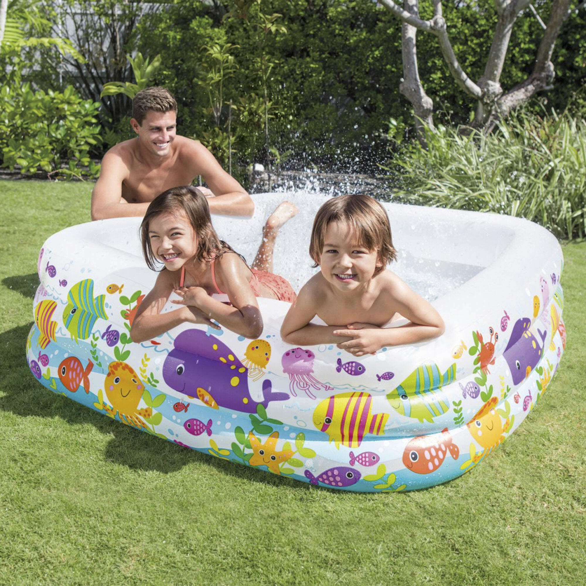 Intex 57471NP - Piscina Acquario, Colori Assortiti, 159x159x50 cm 5/5
