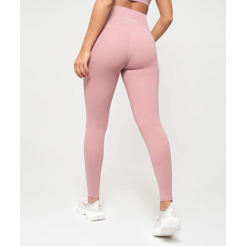 Legging met hoge taille Soft Touch - Roos