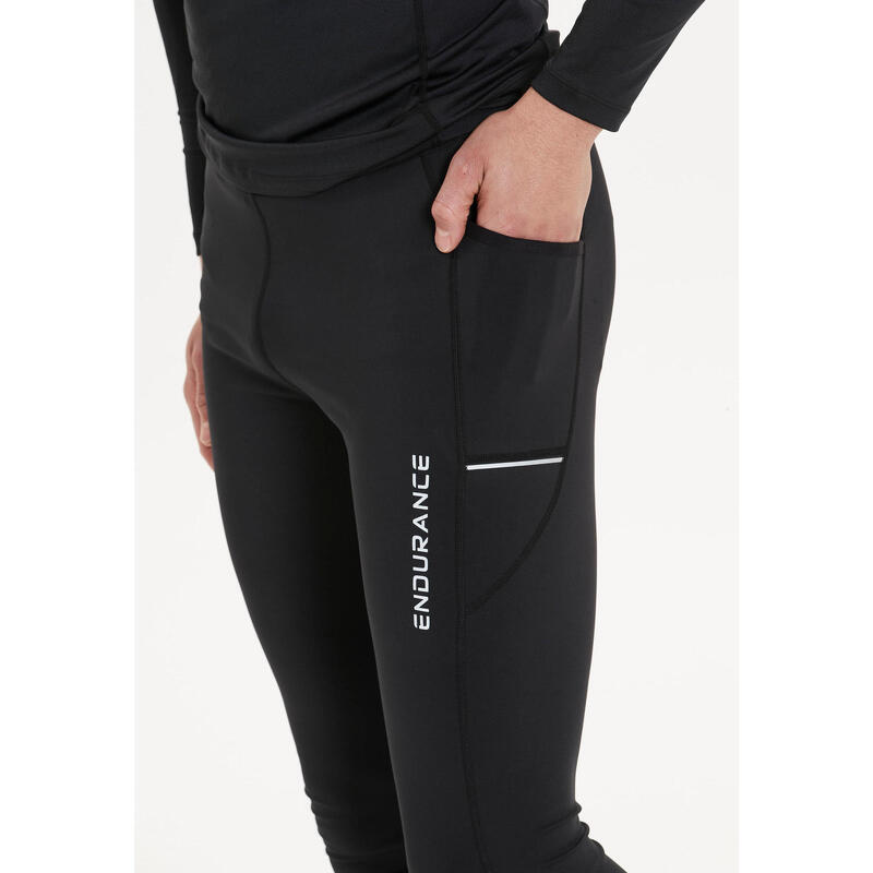 Thermoleggings Energy M Winter Tights Laufsport Herren Black Atmungsaktiv