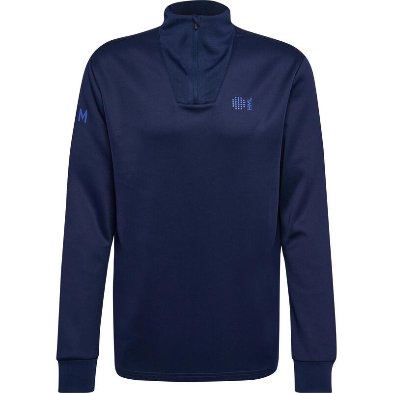 Felpa a girocollo 1/2 zip a maniche lunghe Hummel HmlCourt