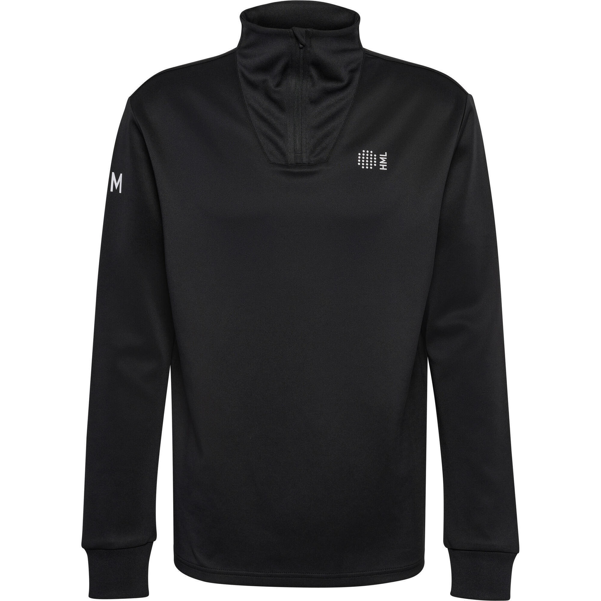 Sudadera paddeltennis hombre sin bolsillo Hummel Hmlcourt, negro 5/7