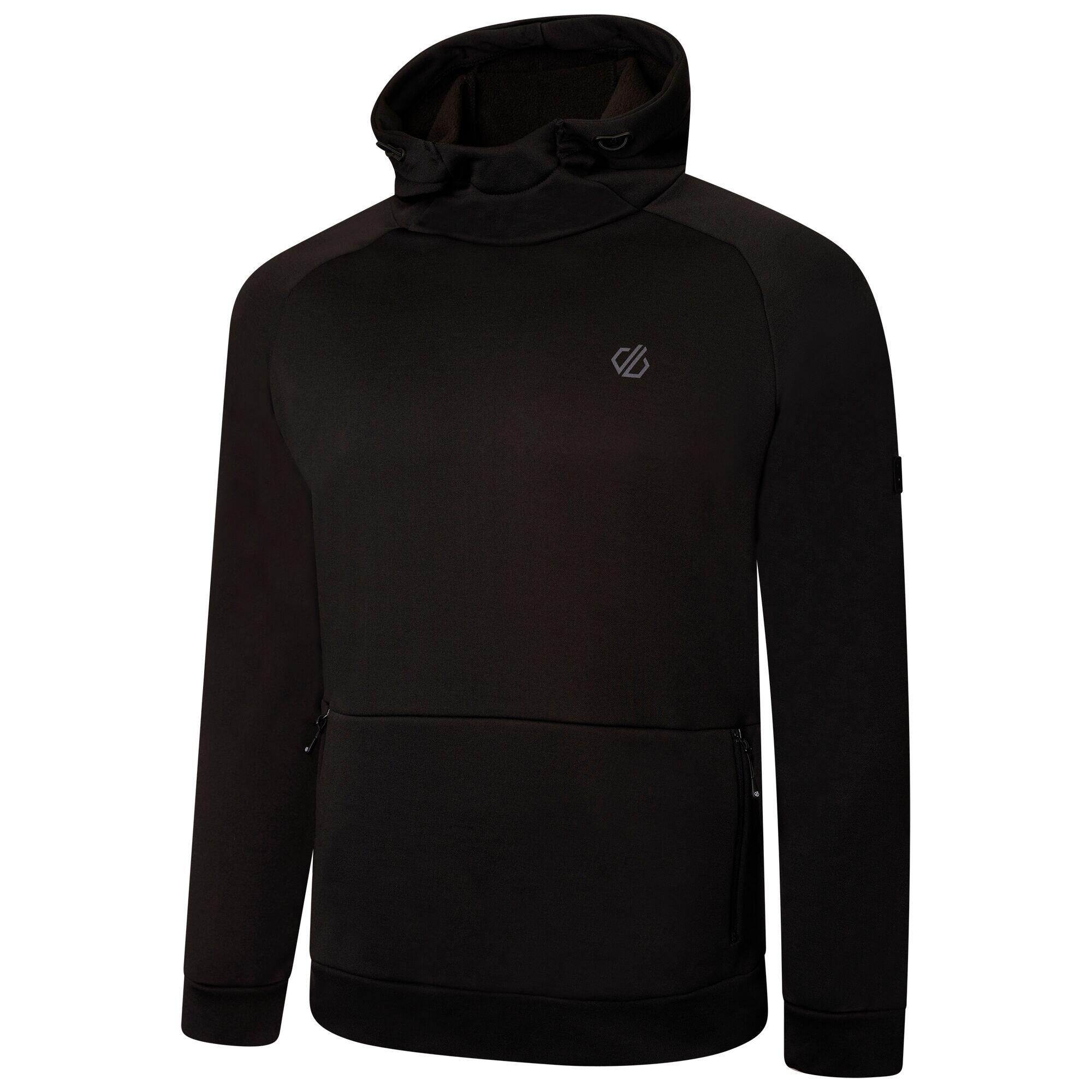 Out Calling Men's Walking Overhead Fleece - Black 2/6