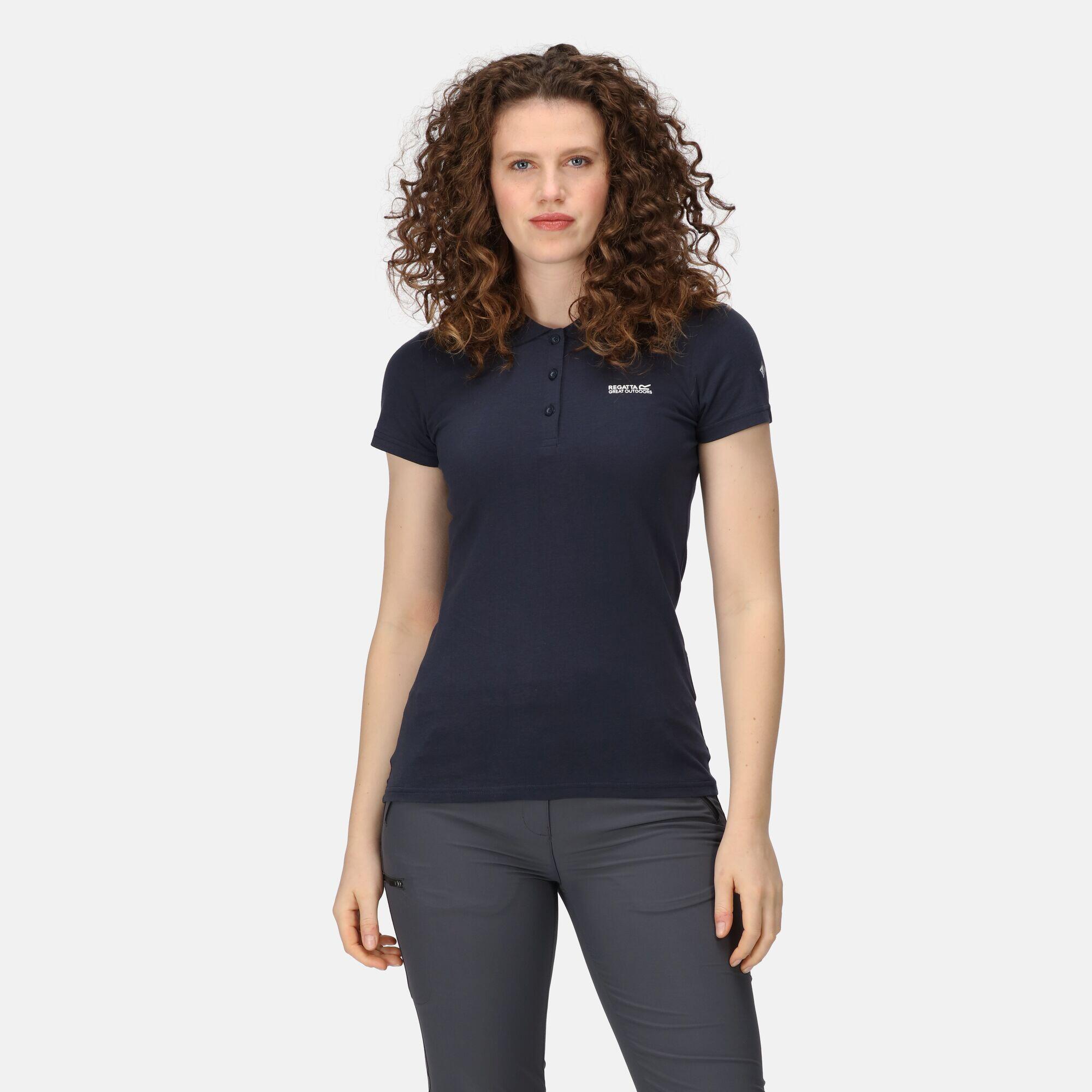 Sinton Women's Fitness Short Sleeve T-Shirt - Navy 1/5