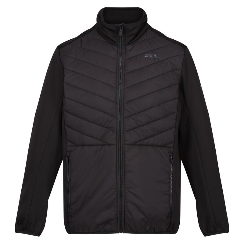 Chaqueta polar Montaña Hombre - REGATTA Clumber III Hybrid - Black