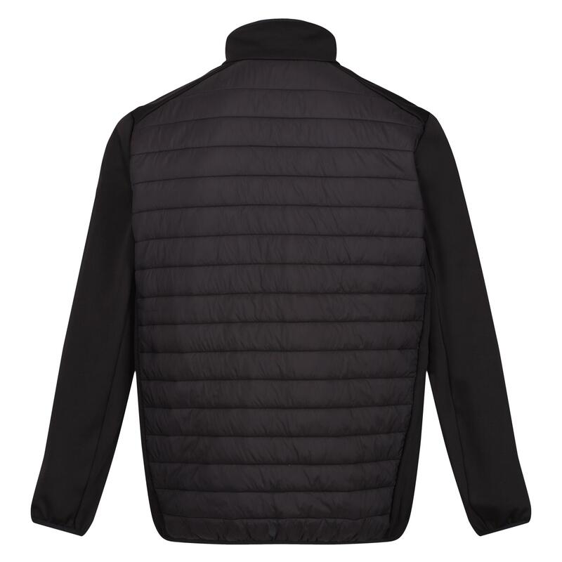 Chaqueta polar Montaña Hombre - REGATTA Clumber III Hybrid - Black