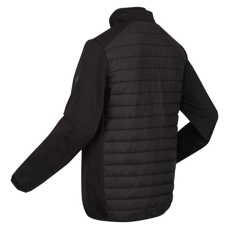 Chaqueta polar Montaña Hombre - REGATTA Clumber III Hybrid - Black