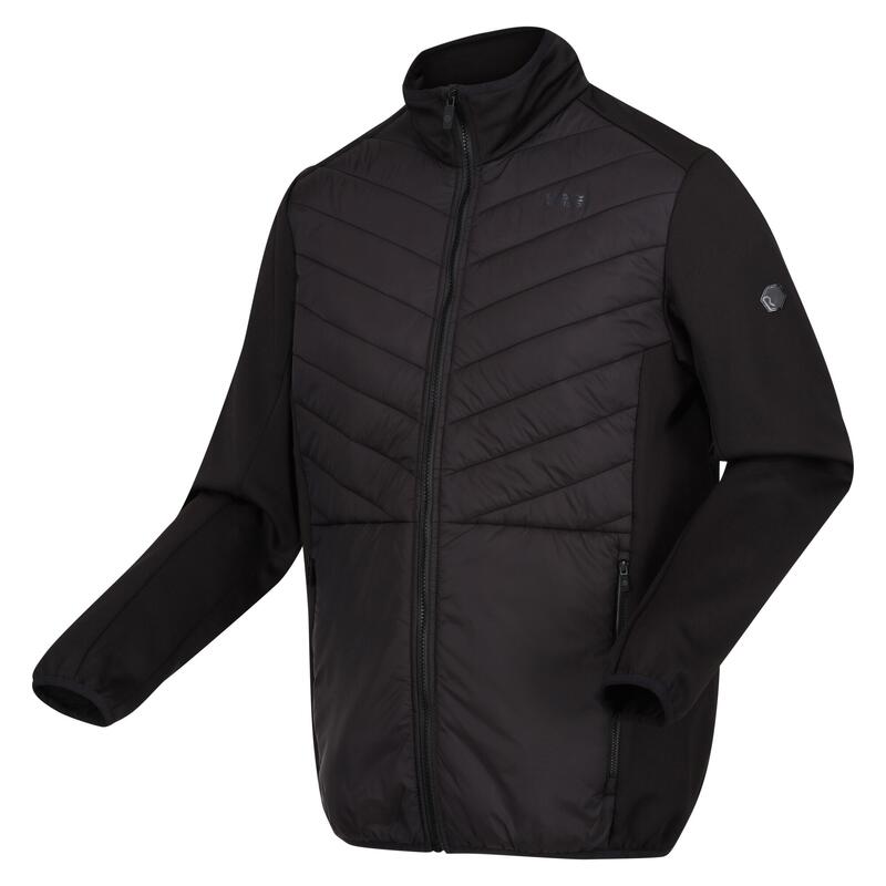 Chaqueta polar Montaña Hombre - REGATTA Clumber III Hybrid - Black