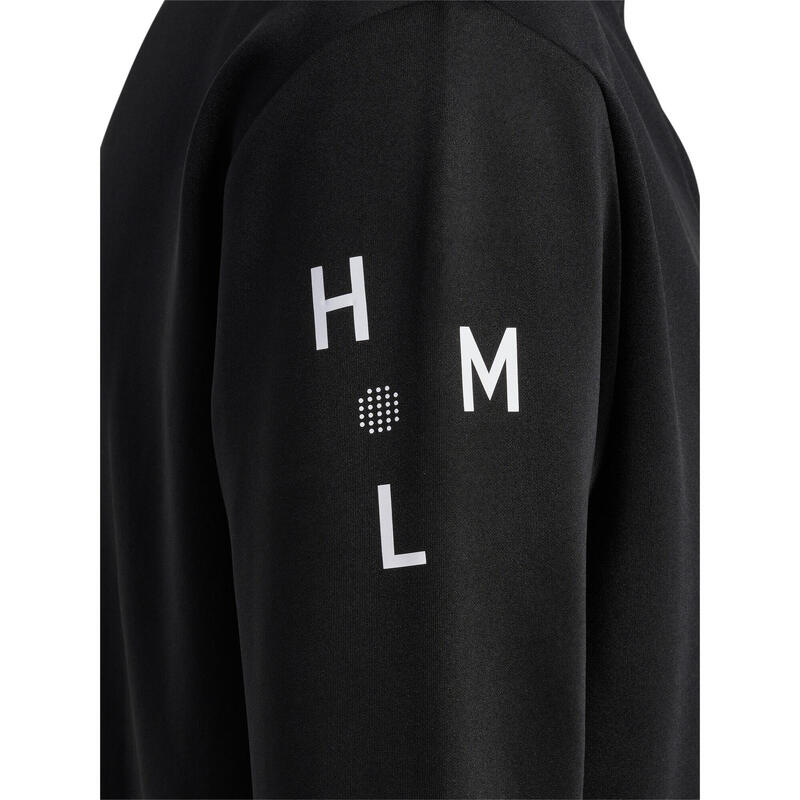Hmlcourt Half Zip Herren Paddeltennis Sweatshirt Mit Kurzem Reißverschluss