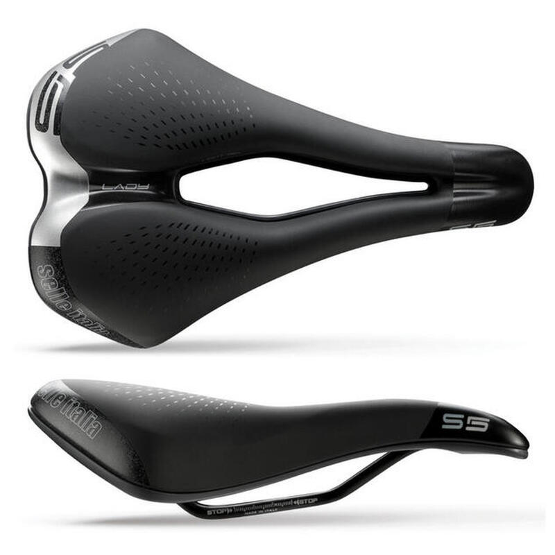 Selle de vélo S5 LADY Superflow Aluminium S3 Noir