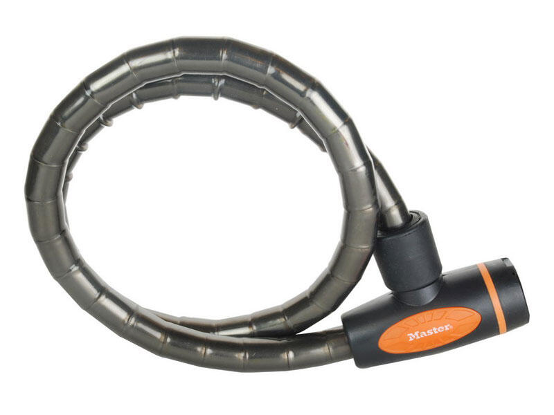 Bicicletta Lucchetto cavo Chiave Esterno 1 m x 1,8 cm 1/1