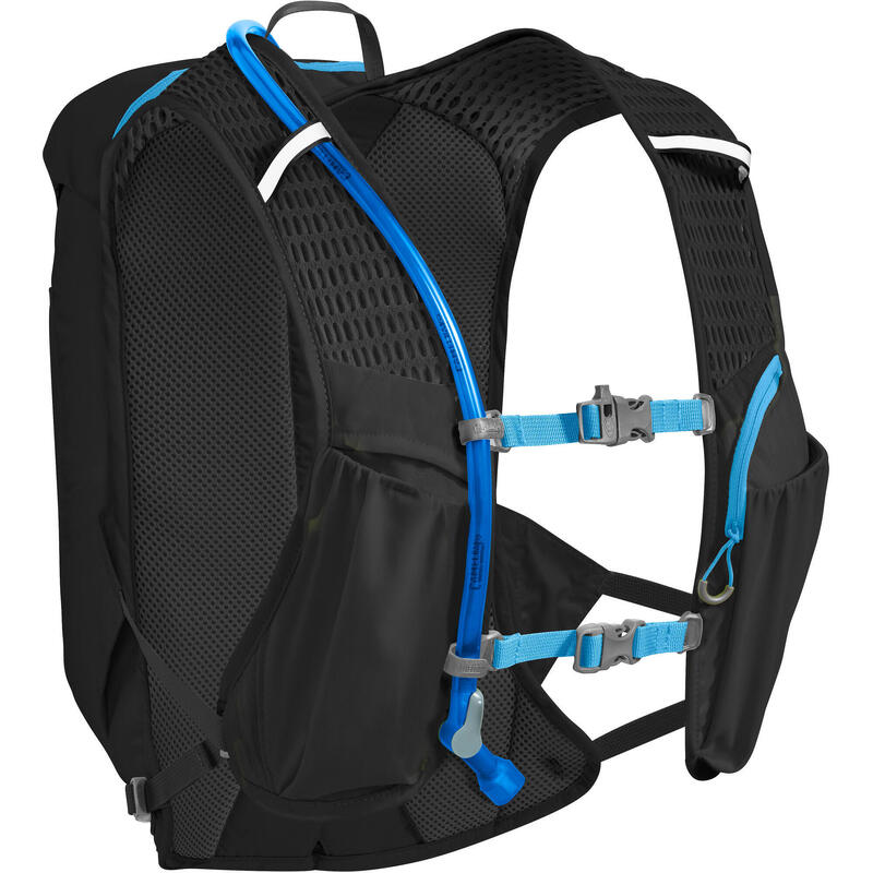 Octane 10 Running Backpack with 2L (70oz) Reservoir Black/Atomic Blue