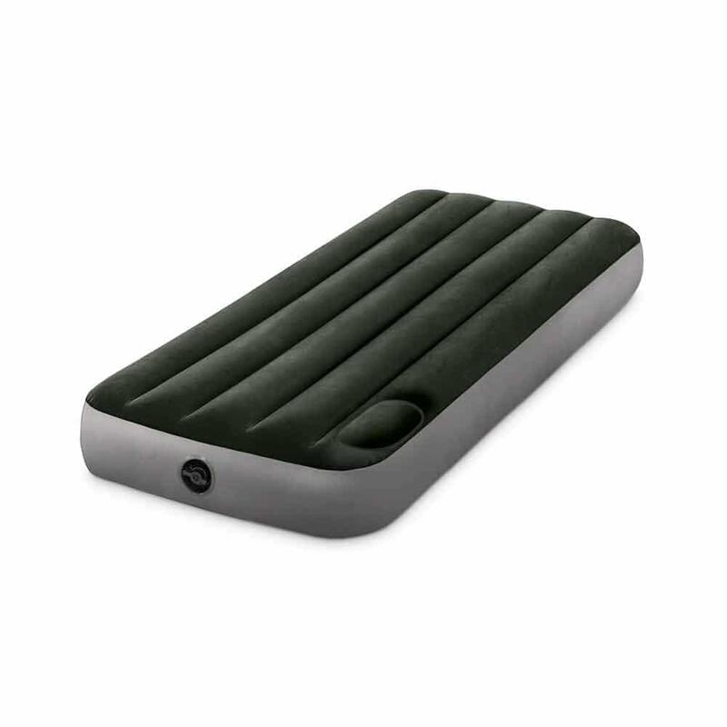 Single Dura Beam Downy Airbed Inflatable Camping Mattress With Foot Bip