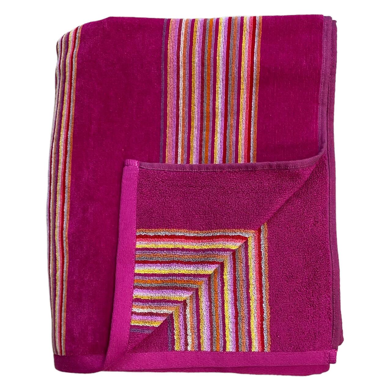 Toalla de playa XL - Milonga XL Fuchsia - 140x180cm - 400g/m² 3/4