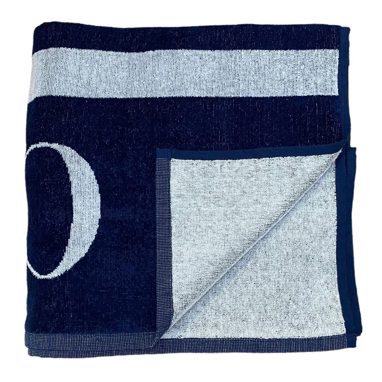 Telo mare XL in spugna velour Jacquard - Oceanside - 140x180 cm - 400 g/m² 3/4