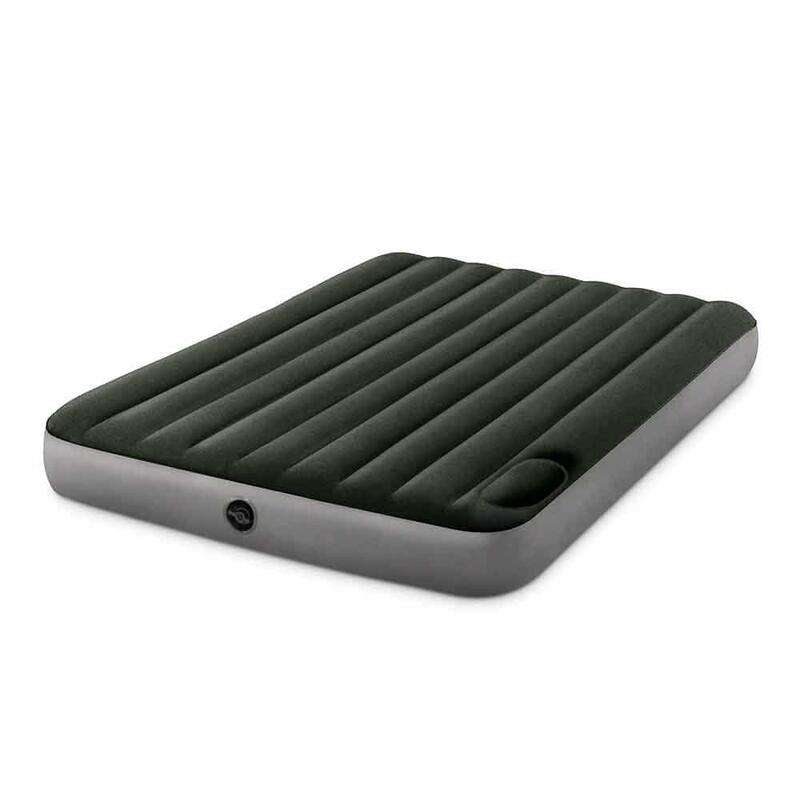 Queen Dura Beam Downy Airbed Inflatable Camping Mattress With Foot Bip