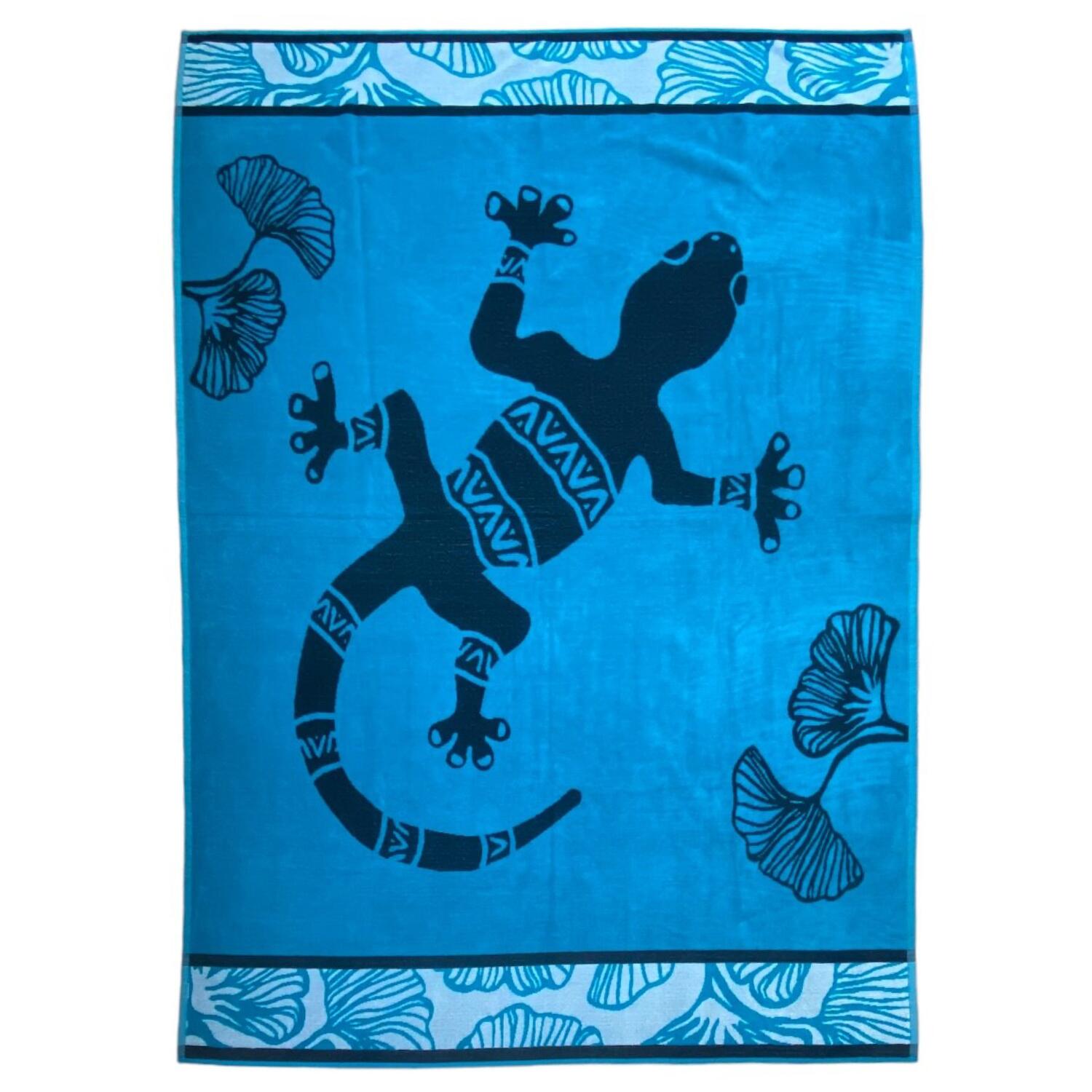 Drap De Bain/Plage 100% Coton Velours - Grand Taille 60x146 Cm - Bleu Marine (Morgenstern, Neuf Avec Étiquettes)