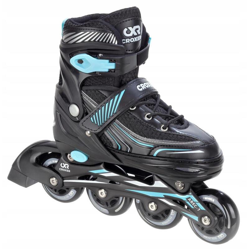Patine Croxer Optima, Negru/Turcoaz