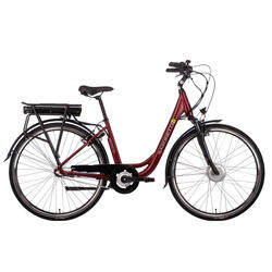 Elektrische damesfiets Advanced Plus, 50 cm, Saxxx N3, rood